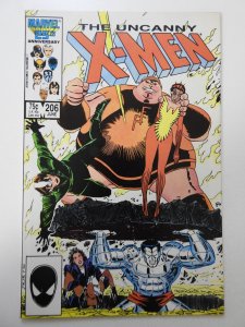 The Uncanny X-Men #206 (1986) FN+ Condition!