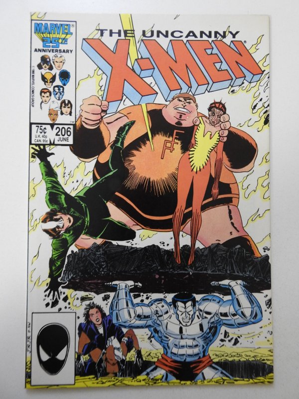 The Uncanny X-Men #206 (1986) FN+ Condition!