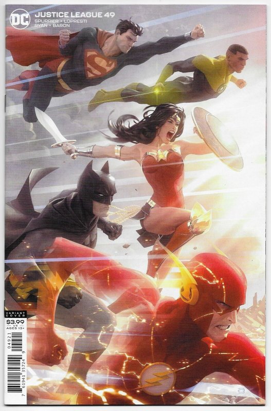 Justice League #49 Garner Variant (DC, 2020) NM