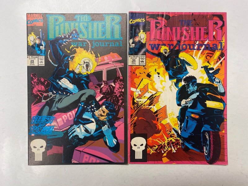 3 Punisher War Journal MARVEL comic books #29 30 33 43 KM15