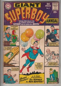Superboy Annual #1 (Jun-64) VG/FN Mid-Grade Superboy