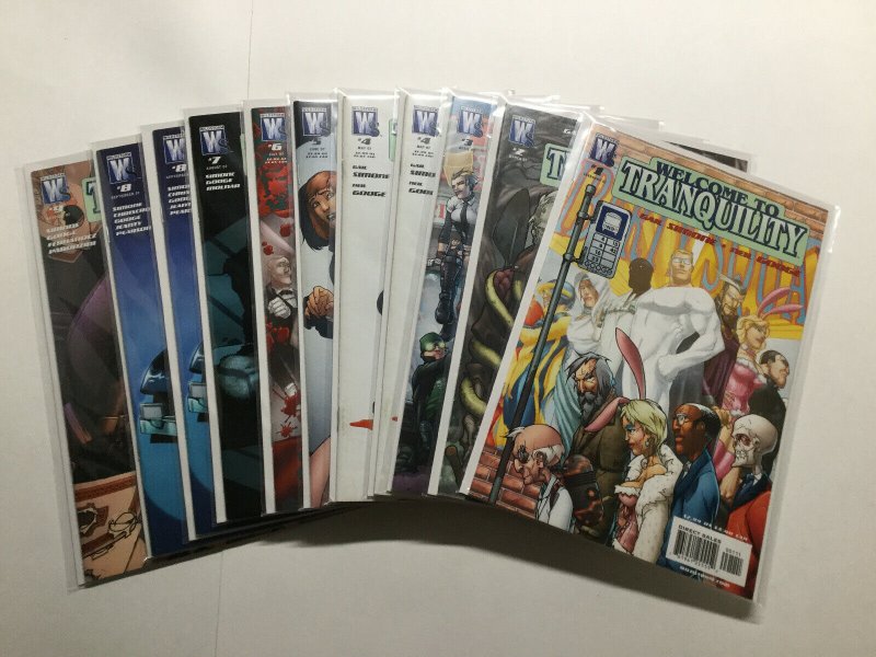 Welcome To Tranquility 1-9 Lot Run Set Very Fine-Near Mint Vf-Nm Wildstorm