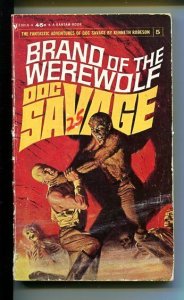 DOC SAVAGE-BRAND OF THE WEREWOLF-#4-ROBESON-1ST ED  G