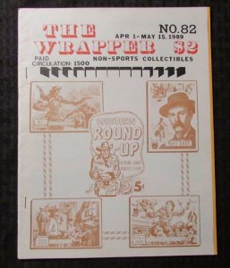 1989 THE WRAPPER Non-Sports Collectibles Fanzine #83 FN 6.0 Western Round-Up