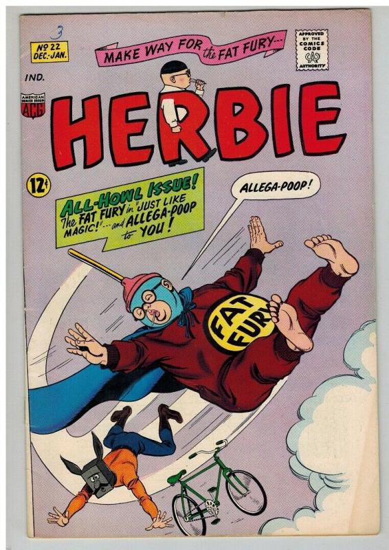 HERBIE (1964-1967) 22 FINE DEC 1966 COMICS BOOK