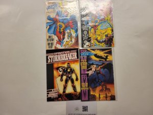 4 Valiant Comics #1 2 Visitor + #1 Shadowman + #1 Operation Stormbreaker 49 TJ7