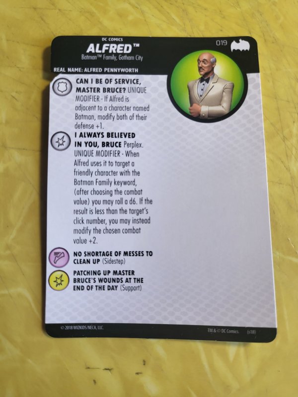 HeroClix: Batman the Animated Series #19 Alfred