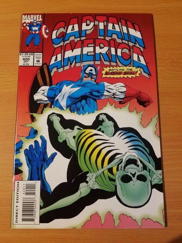 Captain America #420 Direct Market Edition ~ NEAR MINT NM ~ 1993 MARVEL COMICS