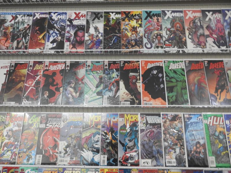 Huge Lot 160+ Comics W/Daredevil, X-Men, Thor+ Avg VF+ Condition!