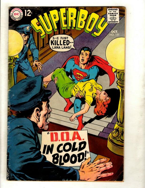 Lot Of 6 Superboy DC Comic Books # 151 154 158 161 163 173 Superman Smallvil GK5