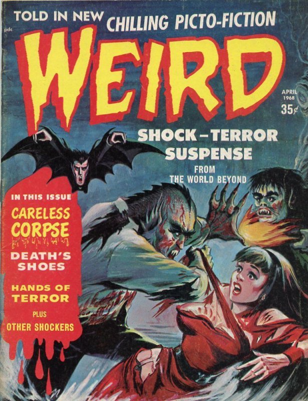 Weird Vol 2 #6 (1968)Comic Magazine FN 6.0