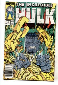 INCREDIBLE HULK #343- TODD MCFARLANE-Newsstand variant VF