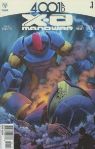 4001 A.D. X-O Manowar #1 (2nd) VF ; Valiant