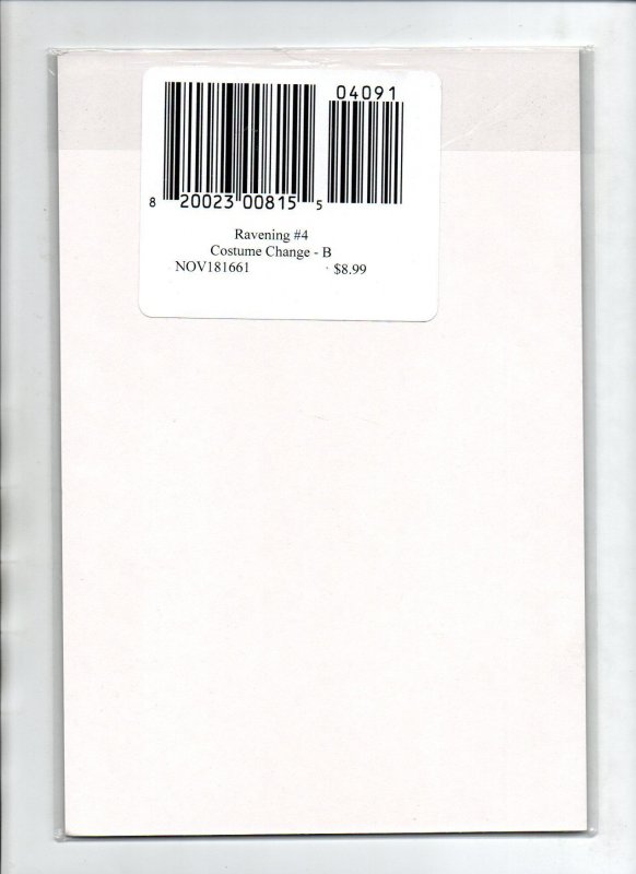 The Ravening #4 Costume Change B Variant Sealed- vampire - Boundless - 2016 - NM