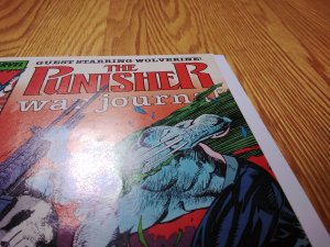 The Punisher War Journal #7 Newsstand Edition (1989) Wolverine