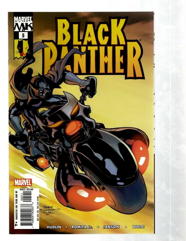 Lot Of 12 Black Panther Marvel Comic Books # 1 1 2 3 3 4 5 6 7 8 9 10 RB27