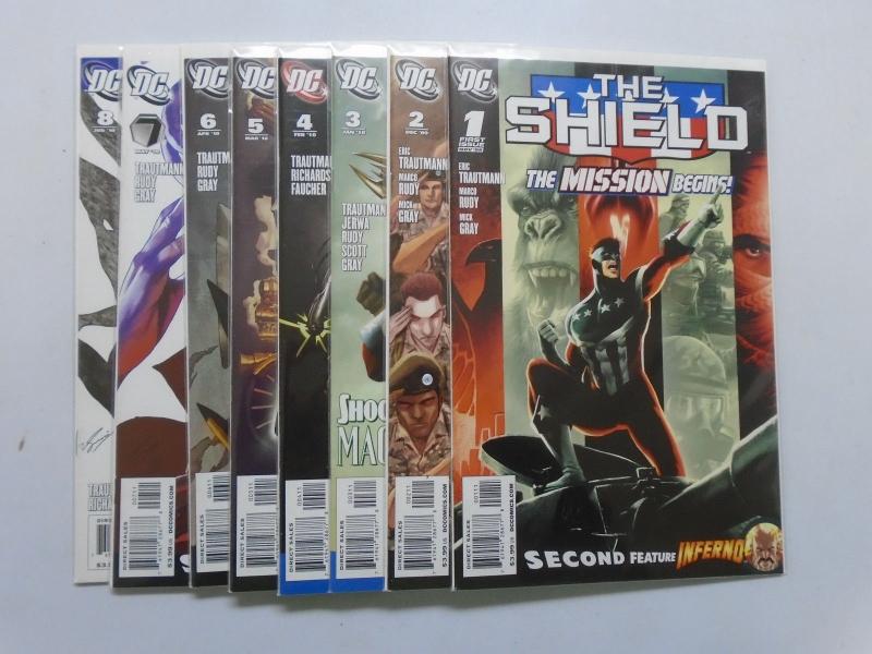 Shield (DC) Set:#1-8, VF 8.0 (2009)