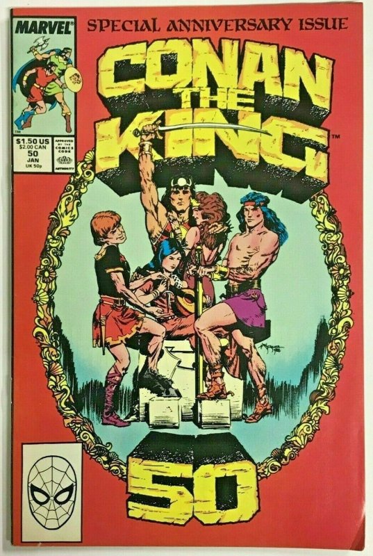 CONAN THE KING#50 FN/VF 1989 MARVEL COMICS 