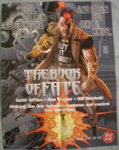BOOK of FATE Promo poster, Magic, Madness, 1996,  Unused, more in our store