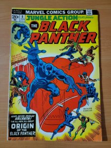 Jungle Action #8 Black Panther ~ FINE - VERY FINE VF ~ 1974 Marvel Comics