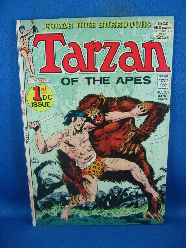 TARZAN 207 F VF FIRST DC ISSUE 1972