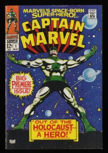 Captain Marvel #1 VG+ 4.5