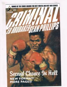 Criminal # 1 NM 1st Print Marvel Icon Comic Book Ed Brubaker Sean Phillips S58