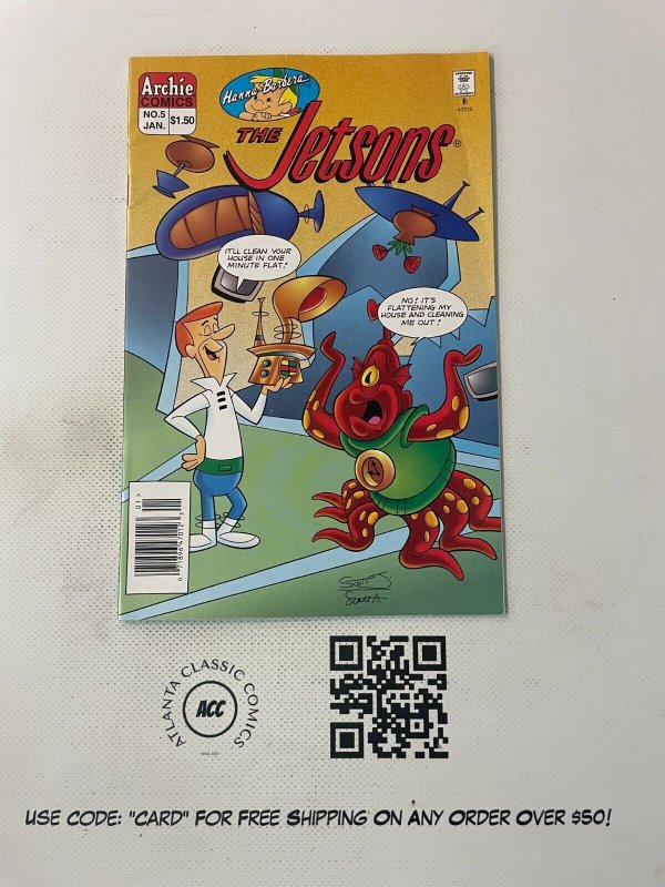 The Jetsons # 5 VF Archie Comics Comic Book 1996 Cartoon Network Hanna-Ba 6 J227