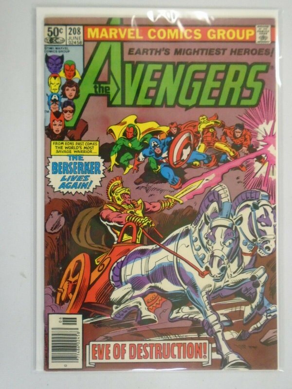 Avengers #208 Newsstand edition 5.0 VG FN (1981 1st Series)