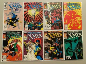Classic X-Men comic lot 49 different from #1-49 8.0 VF (1986-90)