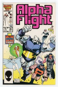 Alpha Flight #36 Doctor Strange Namor 1st Pestilence NM-