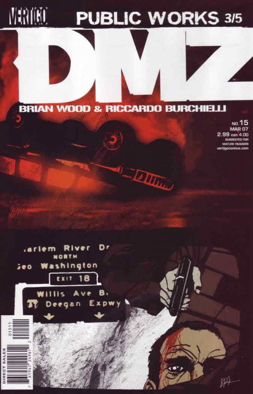 DMZ #15 VF/NM; DC/Vertigo | Brian Wood - we combine shipping 