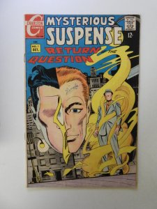 Mysterious Suspense (1968) FN- condition ink on cover
