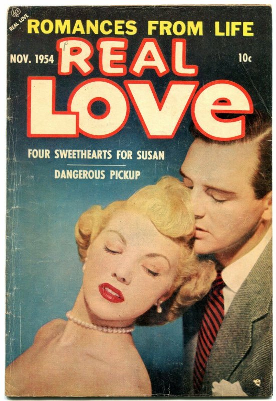 Real Love #64 1954- Ace Golden Age Romance- Dangerous Pickup VG