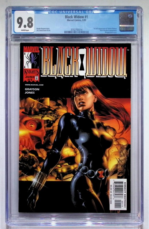 Black Widow #1 (1999) Black Widow CGC 9.8