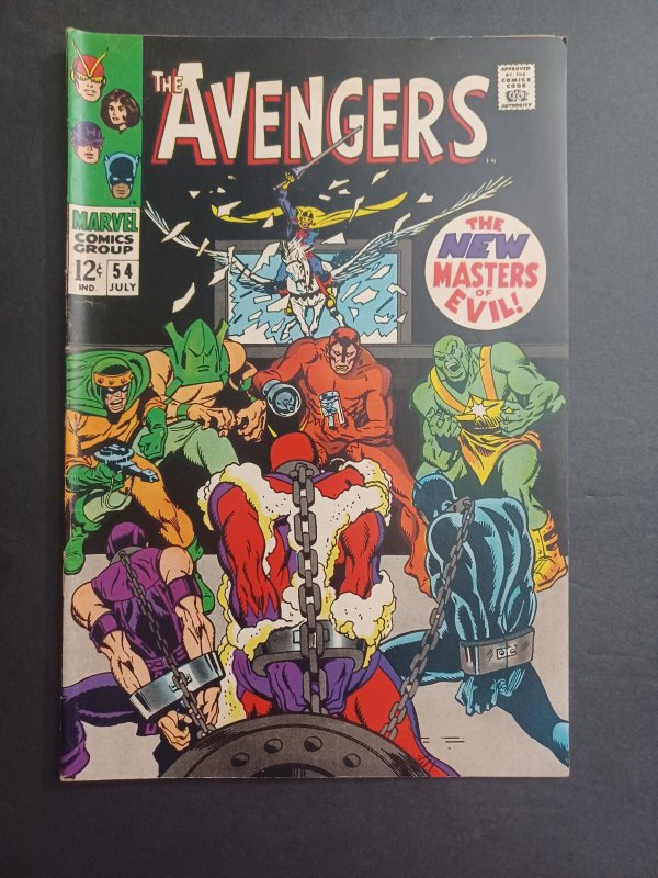 Avengers #54 - 1st cameo Ultron - KEY - 1968 - FN/VF