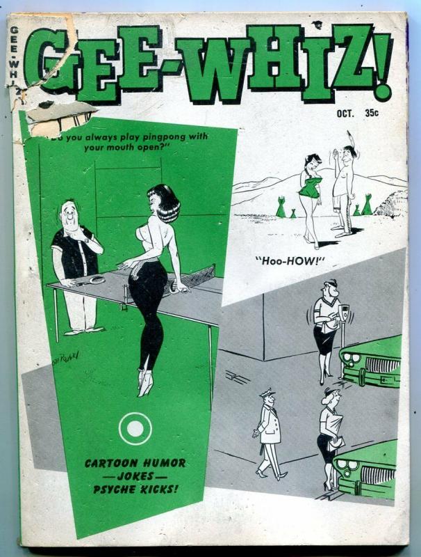 Gee Whiz Magazine October 1961 Decarlo Bill Ward Humorama Cheesecake Comic Collectibles