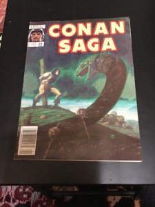 Conan Saga #34 (1990) Super-High grade! Buscema! Howard Chaykin art! NM/MT Wow!