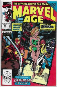 Marvel Age news magazine HUGE comic book lot of 30 Iron Man She-Hulk Byrne