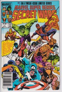 Marvel Super Heroes Secret Wars #1 NEWSSTAND (May 1984) NM- 9.2 white!