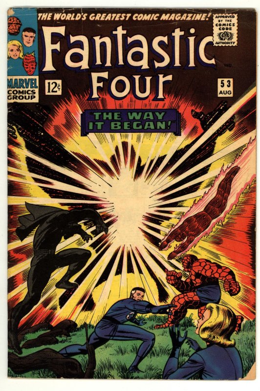 Fantastic Four #53 (1966) 2nd appearance Black Panther!