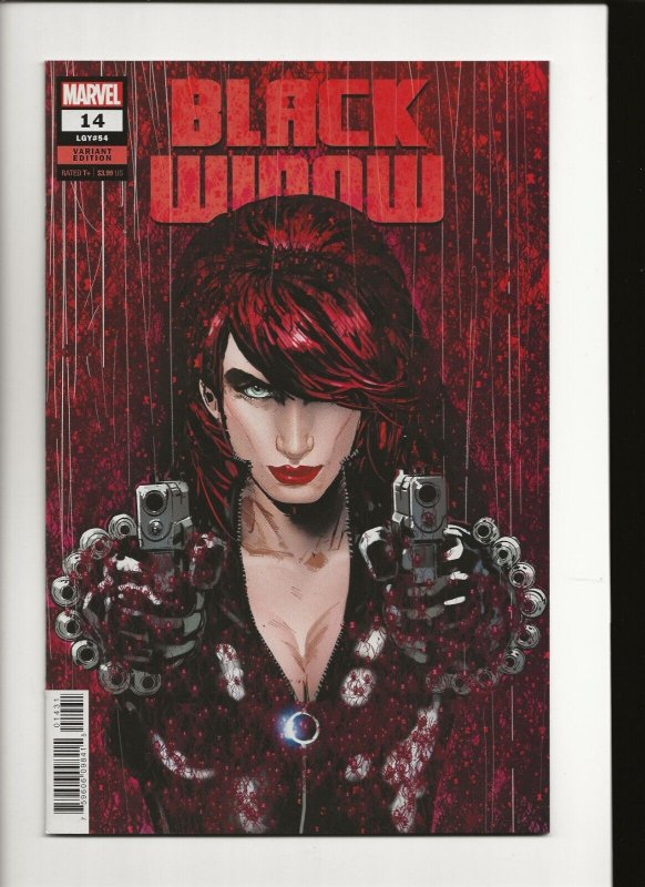 BLACK WIDOW #14  JIMENEZ INCENTIVE VARIANT COVER  MARVEL 