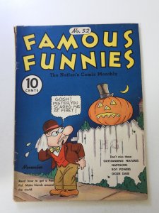 Famous Funnies #52 (1938) FR/GD condition see description