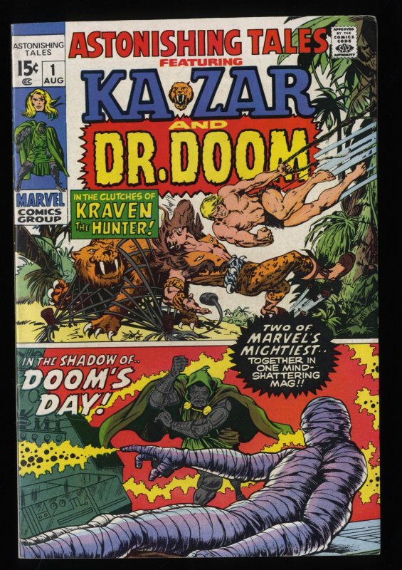 Astonishing Tales #1 VF 8.0 Ka-Zar Doctor Doom!