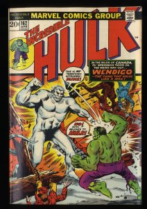 Incredible Hulk (1962) #162 FN 6.0 1st Appearance Wendigo!