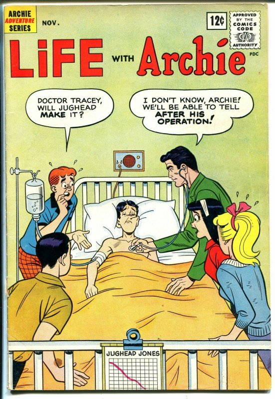 Life With Archie #17 1962-MLJ-Betty-Veronica-Jughead  in hospital-VG- 