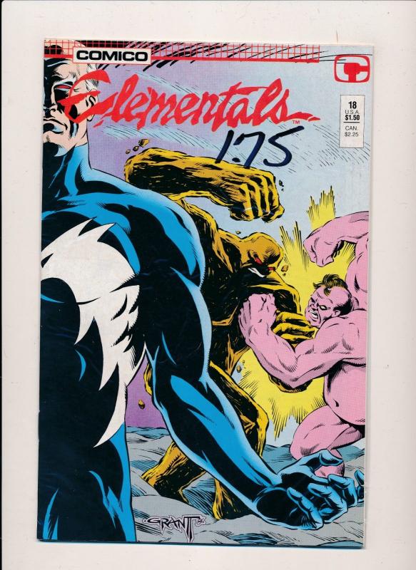 Comico Lot of 10 Comics! ELEMENTALS#1-5, #7-8,#10-11,#18 VERY FINE (HX869) 