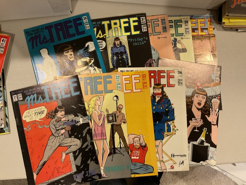 Ms. Tree Complete Set 1-50 plus 2 specials! 1983-1989  Pinups by Miller & Grell!