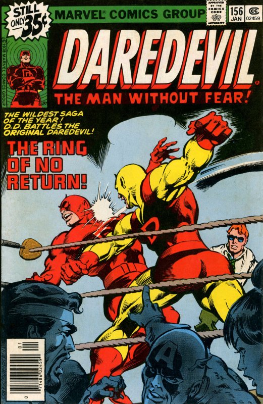Daredevil #156 (Mark Jewelers) FN ; Marvel | January 1979 Boxing Ring