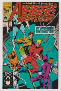Marvel Comics! Avengers West Coast! Issue #67!